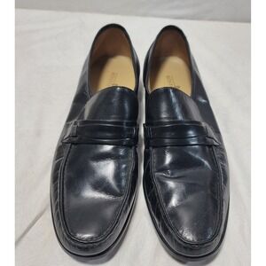 Bostonian Mens Black Leather Penny Loafer Dress Shoes Size 13 M